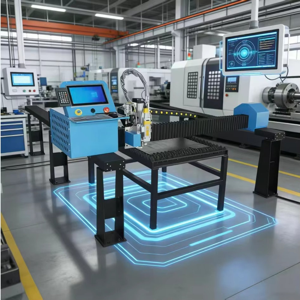 Industrial Laser Cutter For Metal - Industrielle tragbare Portal-CNC-Laserschneidmaschine mit Hiwin-Technologie, Hochgeschwindigkeits-Faserlaserschneider