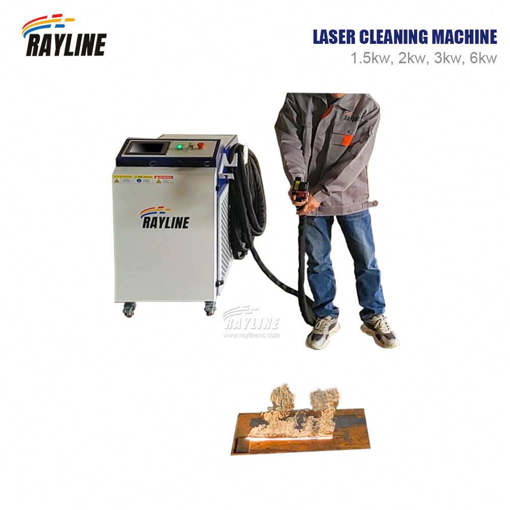Industrial Laser Paint Remover - Industrielle Laserreinigungsmaschine 3000W Gepulster Faserlaser Rostentferner