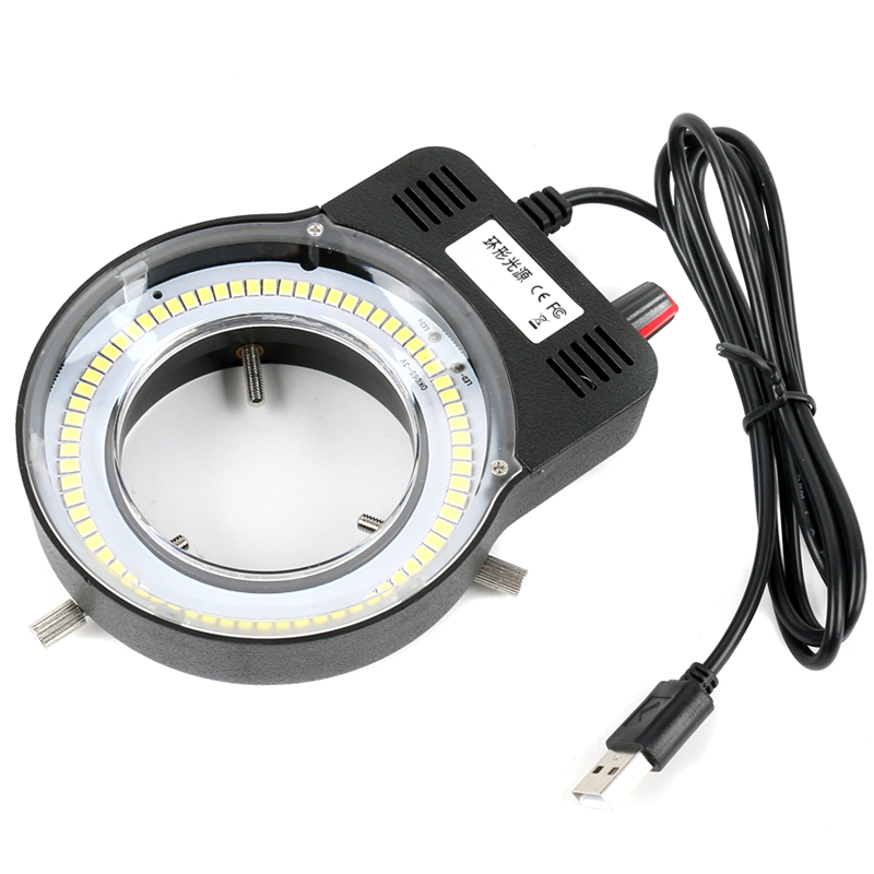 Industrial Visual - Einstellbare USB-LED-Ringlampe 70 Stück SMD/72 Stück/144
