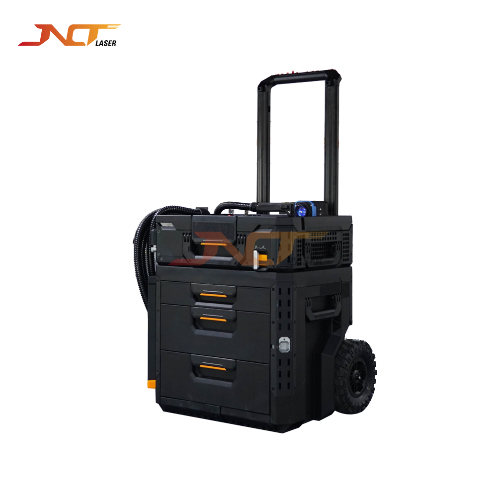 Industrial Laser Paint Remover - 300W Industrielle Stapelbare Laserreinigungsmaschine für Schwerlast-Außenanwendungen