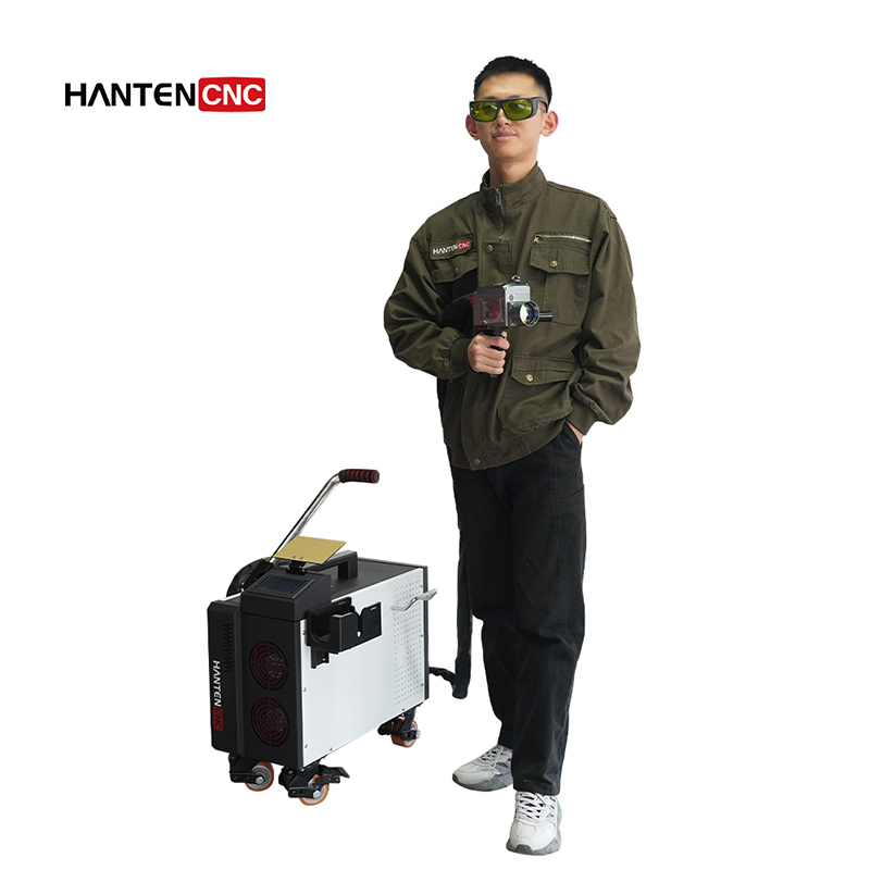 Industrial Laser Paint Remover - Pulslaser-Reiniger 500W Luftgekühlt Tragbares Handgerät zur