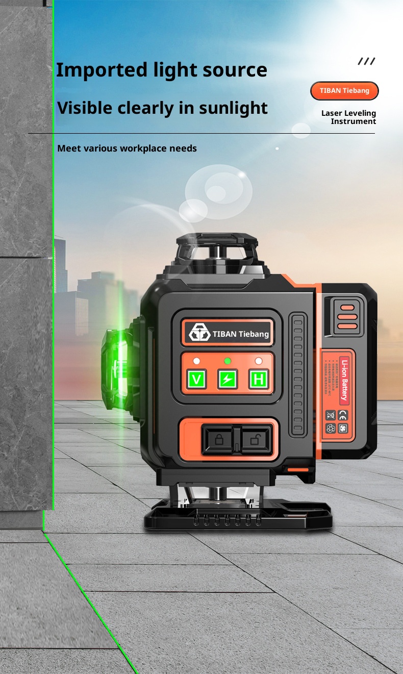 4D16-Linien Grüner Laser-Nivel – Industrial Laser Line Projector Bewertung und Preis